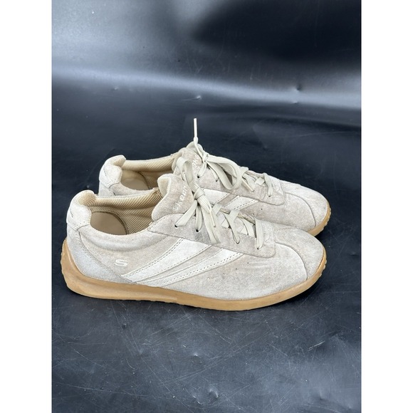 Skechers 2980 Scooters Ladies Retro Suede Tan Sand Sz 8 Sneakers Casual - Picture 5 of 13